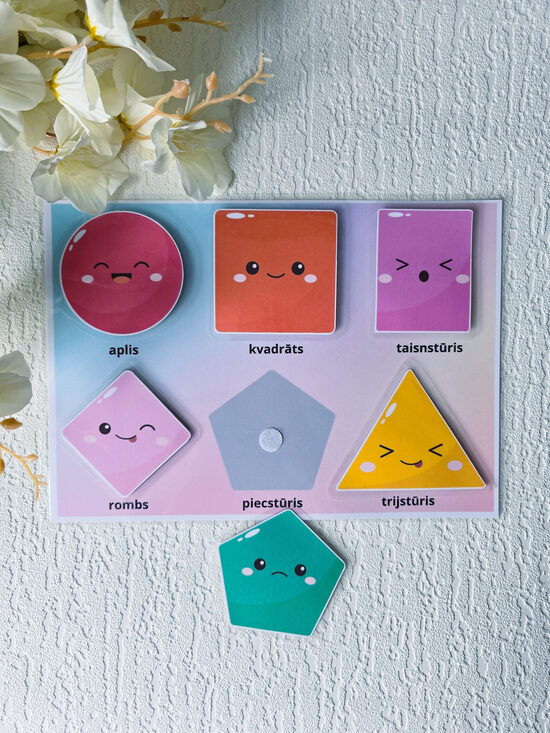 Lipekļu spēles - formas / lielas/