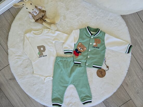 Komplekts 3in1 zaļš