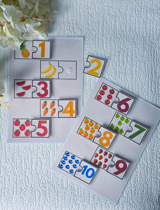 Lipekļu spēles - skaitīšana līdz 10