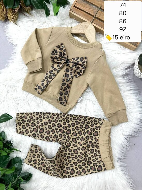 Leoparda raksta komplekts