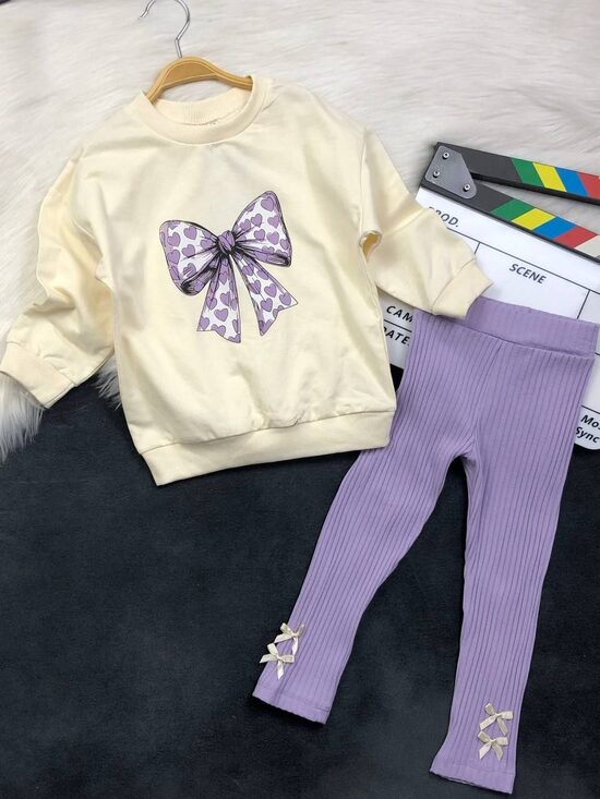 Džemperis+legingi, lillā