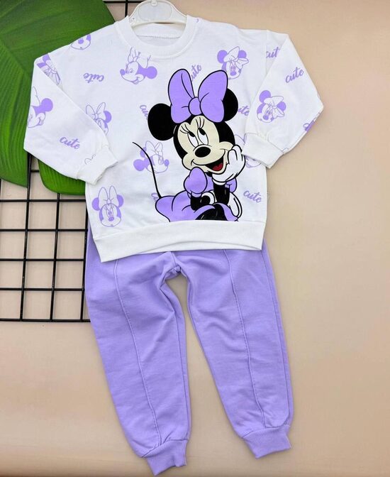 Lillā Minnie Mouse komplekts