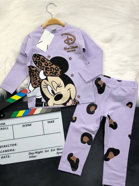 Komplekts lillā Minnie