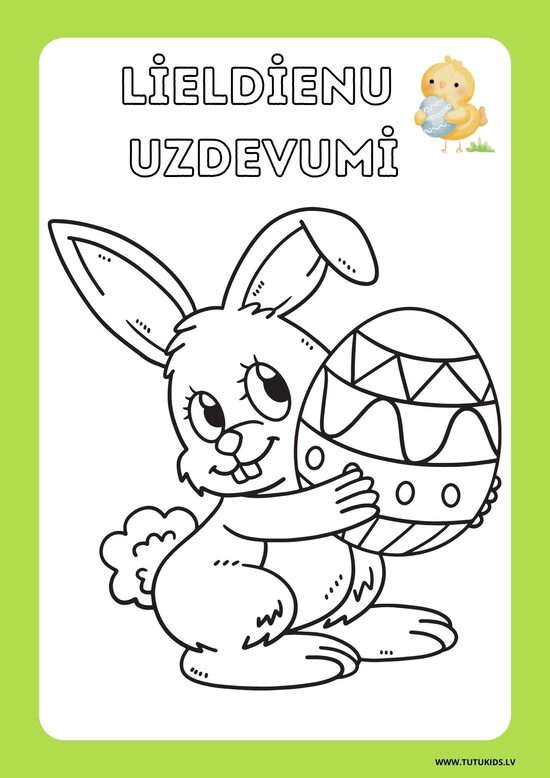 Lieldienu uzdevumu lapas