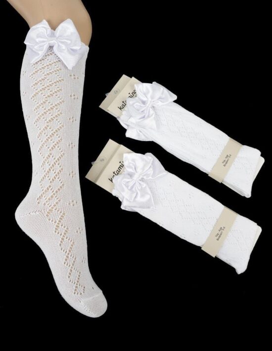 Baltas svētku zeķes 