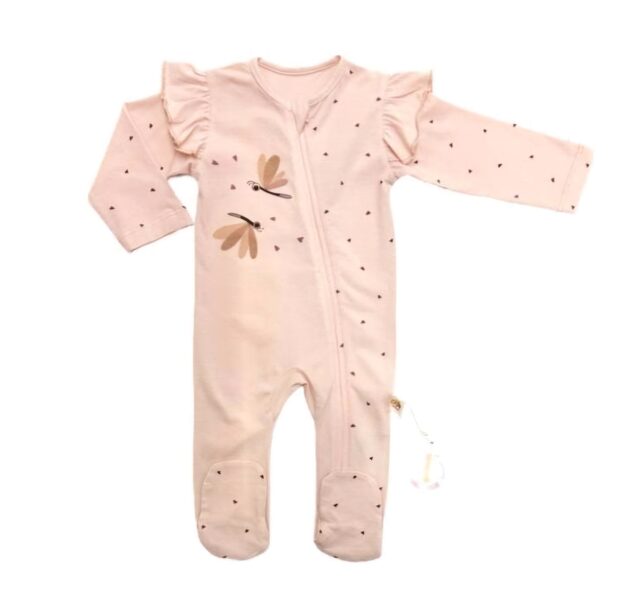 Pidžama rozā ar volāniņu